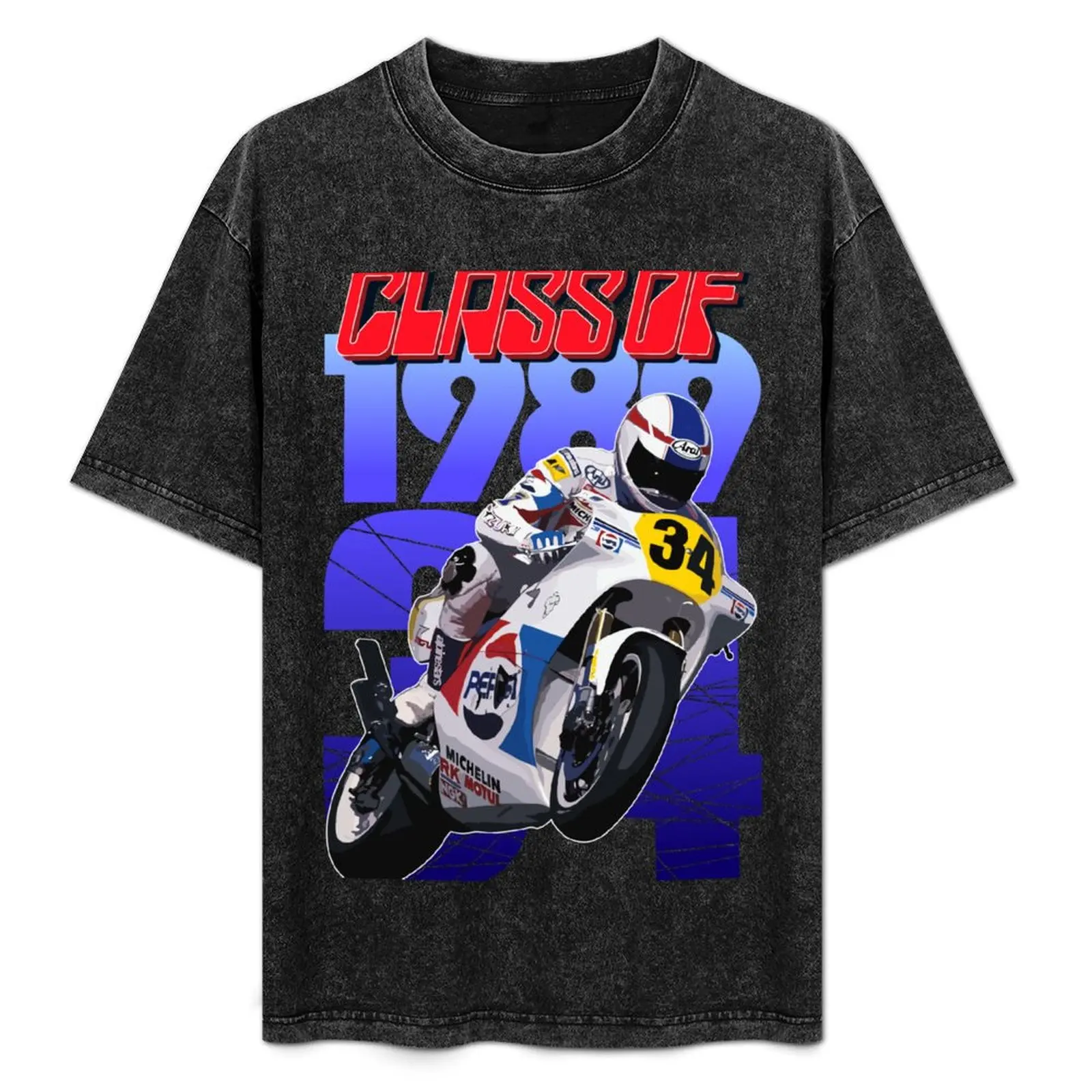 

Class of 1989 Kevin Schwantz T-Shirt Stylish Graphic Short Sleeve Top