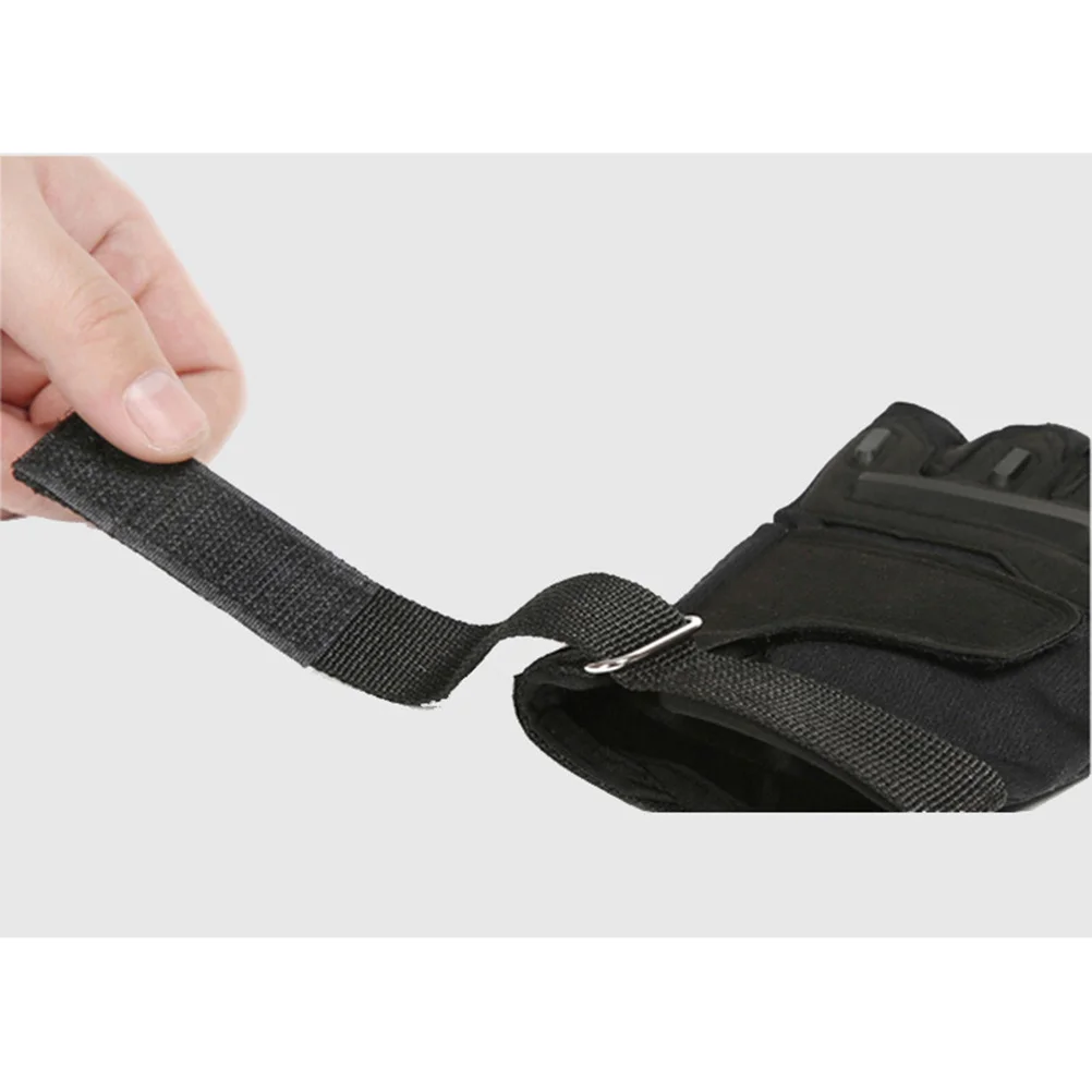 

L Size Black Half Finger Bike Gloves Breathable Comfortable Anti-Sweat for Cycling Riding Fishing Hiking Running