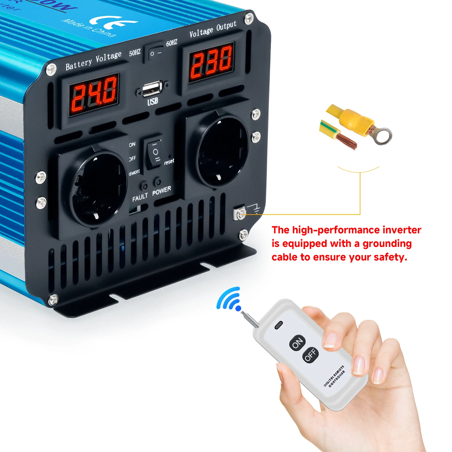 Solar Pure Sine Wave Power Dc - Off Grid Solar Inverter 48V 6000W ulasan dan harga