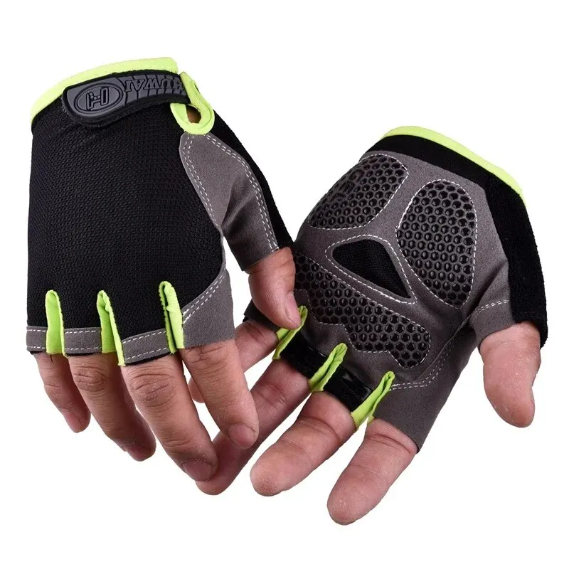 Outdoor Cycling MEN\'S AND WOMEN\'S Half Finger Gloves for Mountaineering, Fitness, Yoga, Shock Absorption, Anti Slip Glove