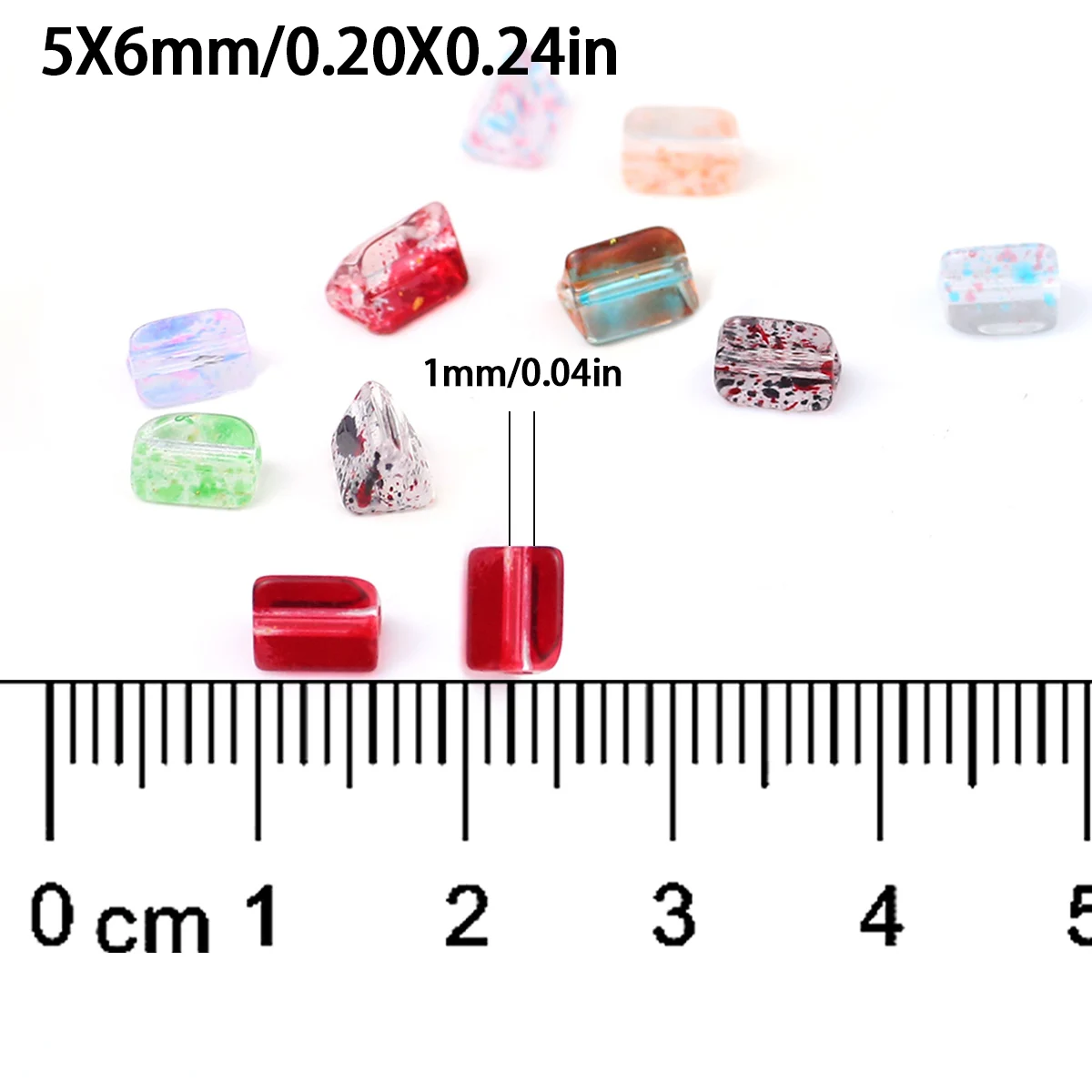 5x6mm Glass Fine-Sparkle Triangle Bead Assorted Colors Handmade DIY Jewelry Making Loose Beads Bracelets Necklaces Accessories