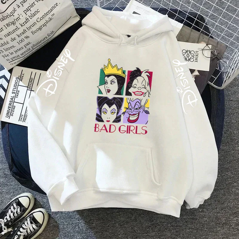 Disney villanos Queen Sudadera con capucha para mujer, ropa informal Y2k, sudaderas con capucha para mujer, ropa para mujer Y2k