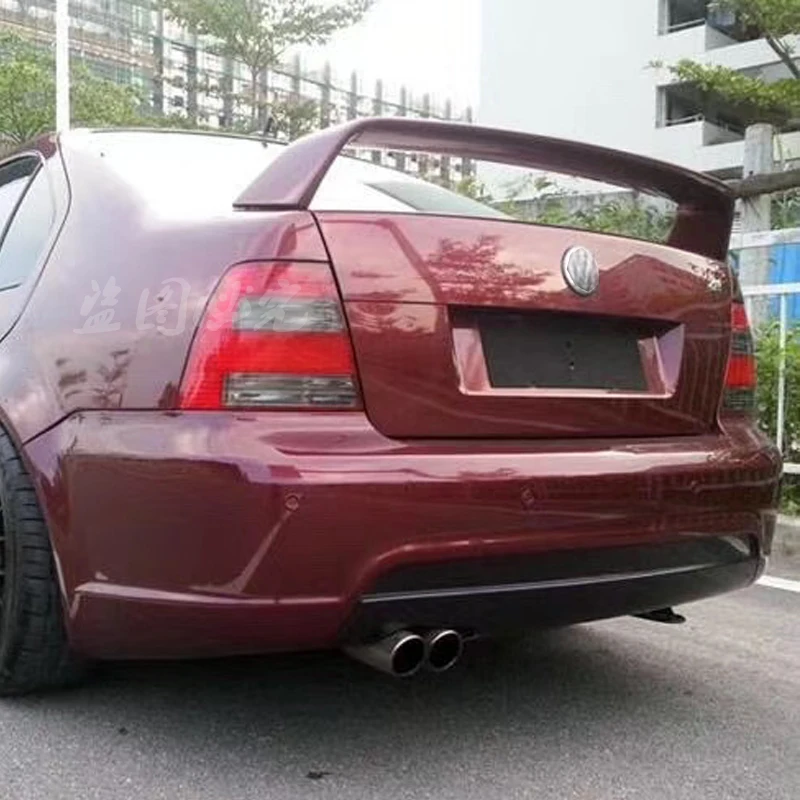 Suitable For Old Volkswagen Bora R 2001-2008 Modified Gloss Black Rear Spoiler Tail GT Style Install High Spoiler