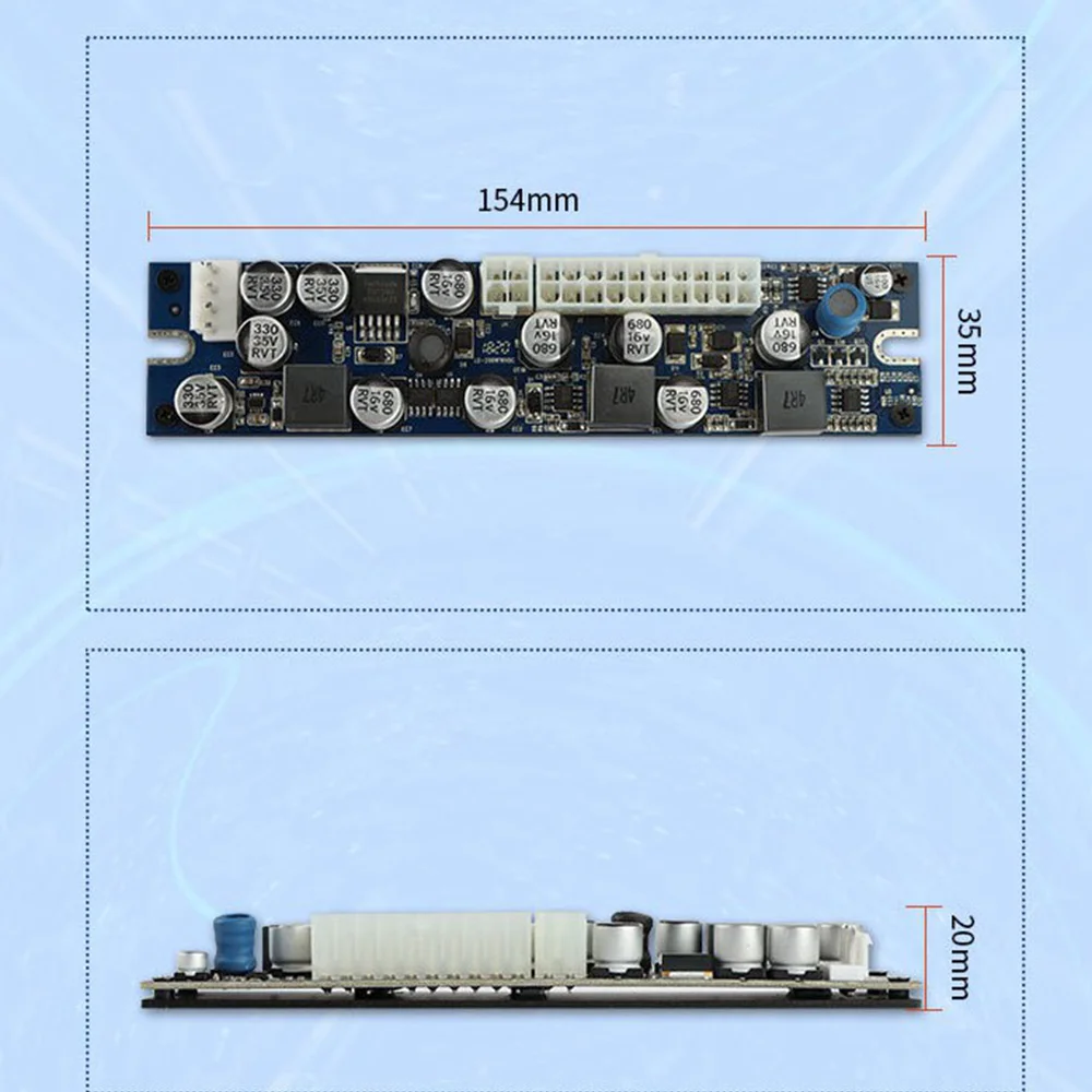 

Модернизированный DC 19V DC ATX Peak PSU 19V 200W Pico ATX Switch Mining PSU 24Pin MINI ITX DC To ATX Блок питания для ПК для компьютера