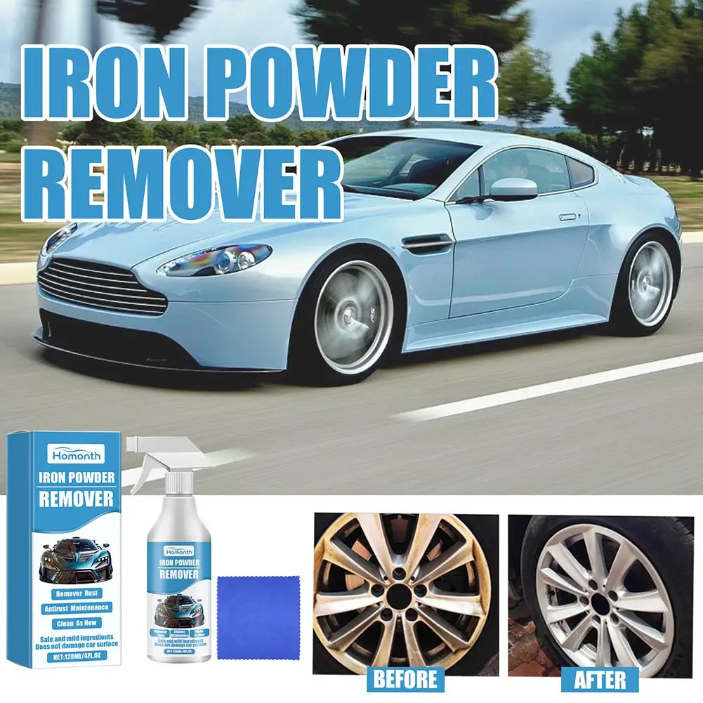 

Car Rust Remover Spray Portable Iron Dust Wheel Rust Detailling Auto Polishing Accessories Car Remove Cleaner Q4P9