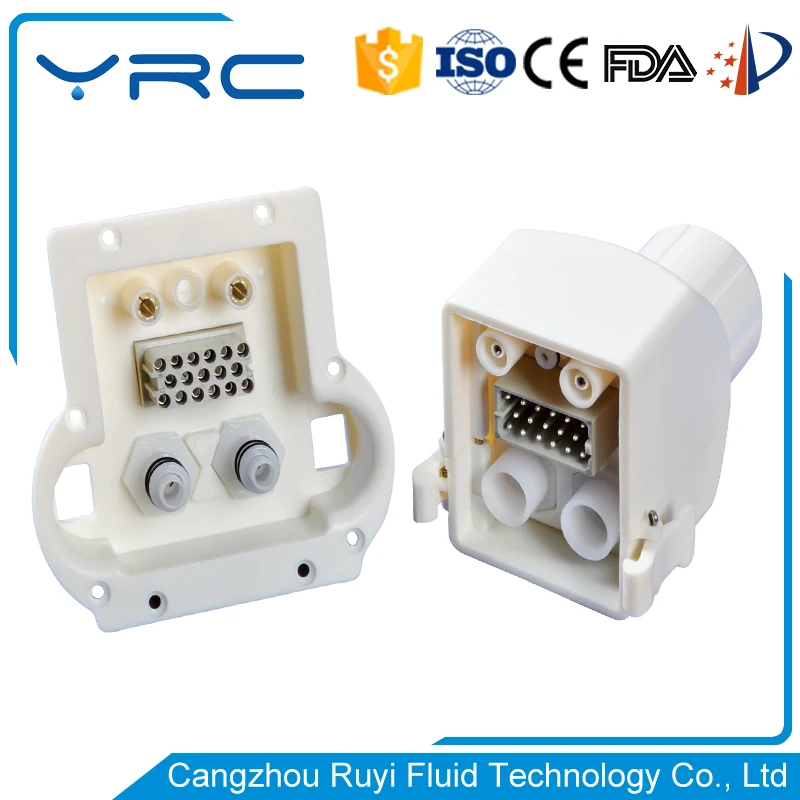 quick connect hybrid connector for IPL handle piece