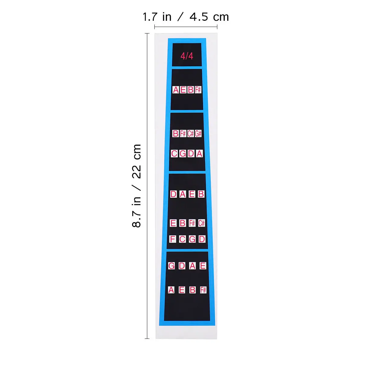 Violin Fingerboard Sticker 4 4 Waterproof Heat Resistant Finger Guide Label for Violin Fretboard Practice Beginners