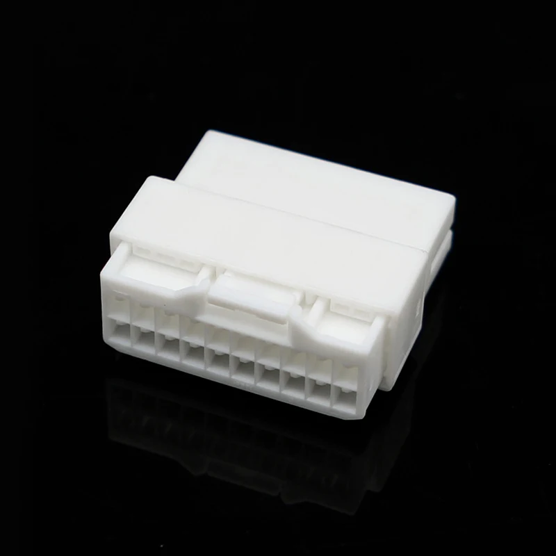 936095-1 20pin أنثى TE نوع موصل السيارات التوصيل موصل أبيض مع موصلات كهربائية الملعب 5 مللي متر