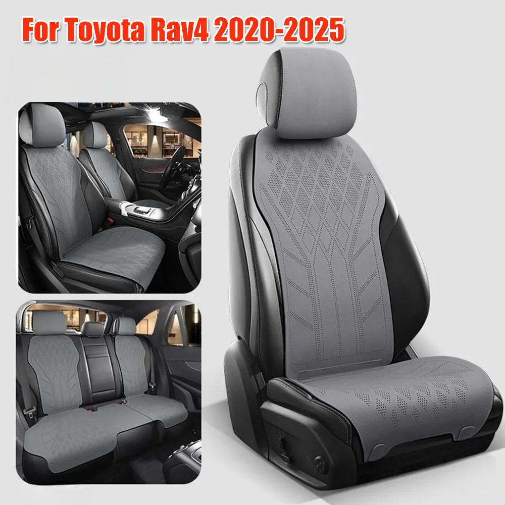 

Чехол на автомобильное сиденье для Toyota Rav4 2020-2025, подушка для автомобильного сиденья, универсальная меховая замшевая подушка для сиденья Four Seasons