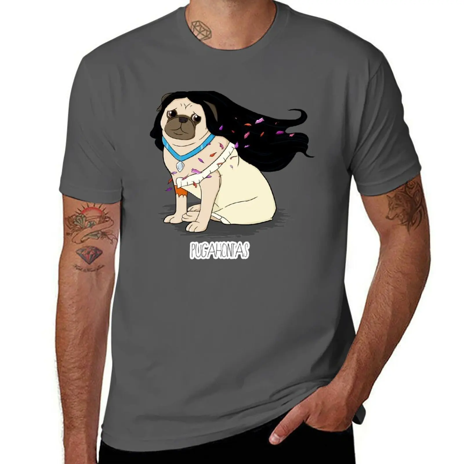 

Pugahontas T-Shirt t shirts designer man t shirts for men T-Shirt