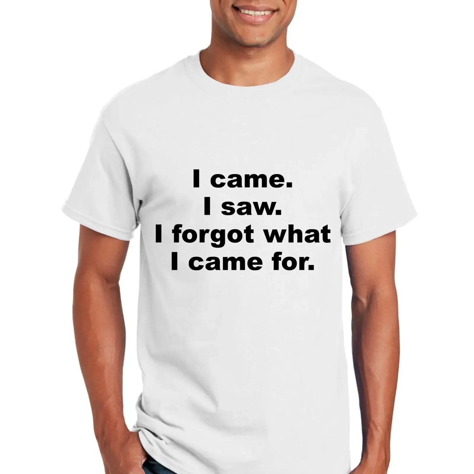 I Came Saw Forgot What For Funny T shirt vintage Washed streetwear designer clothes Unisex Breathable Slightly graphic Casual