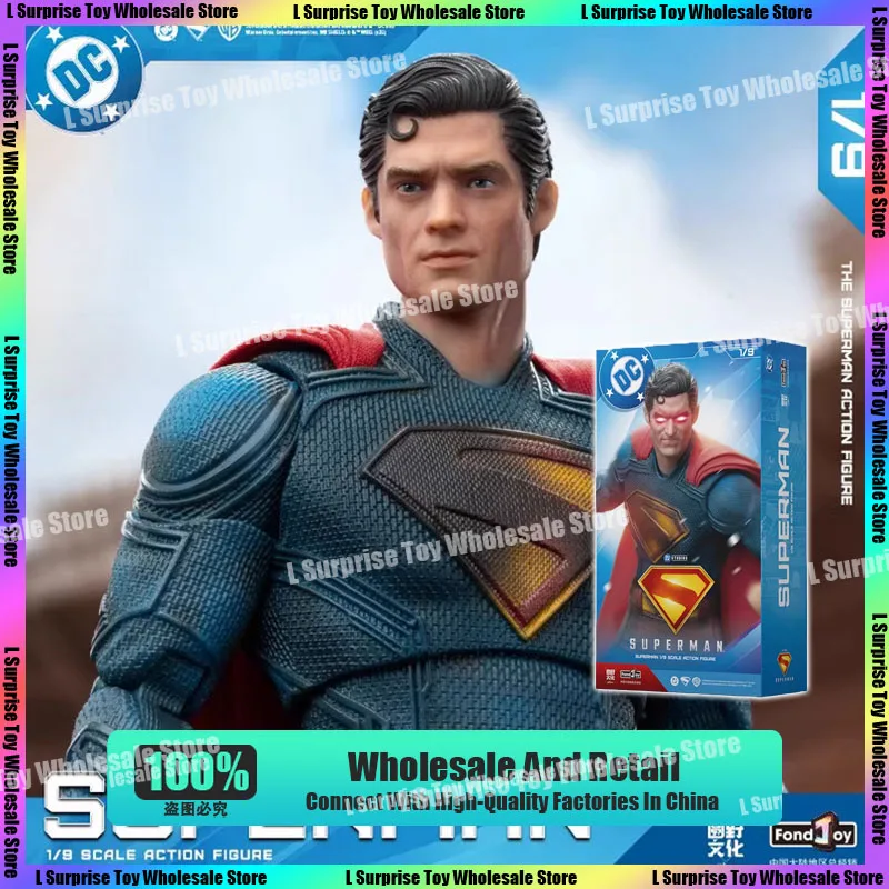 

Original 1/9 Fondjoy Battle-Damaged Superman Action Figures New Superman Figure Pvc Joint Movable Kid Gifts Toys