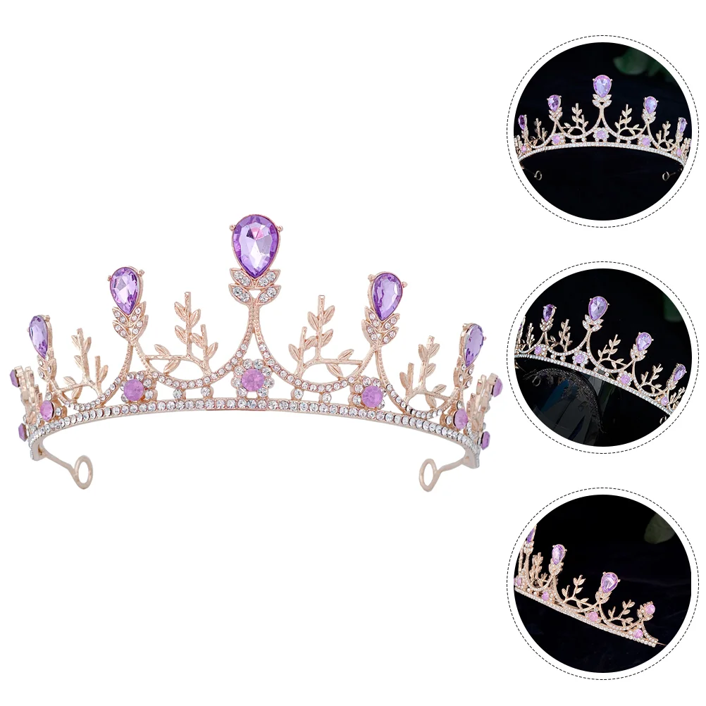 Wedding Crown Hair Accessory Bride Head Bands Bridal Headband Rhinestones Tiara
