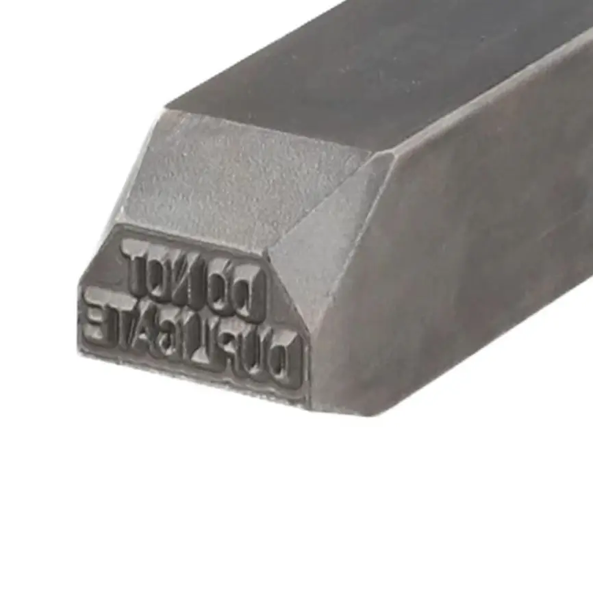 Steel Stamp Letter Punch 116 Do Not Duplicate Key Stamping Tool For Metal Crafting Personalization DIY Hand Tools