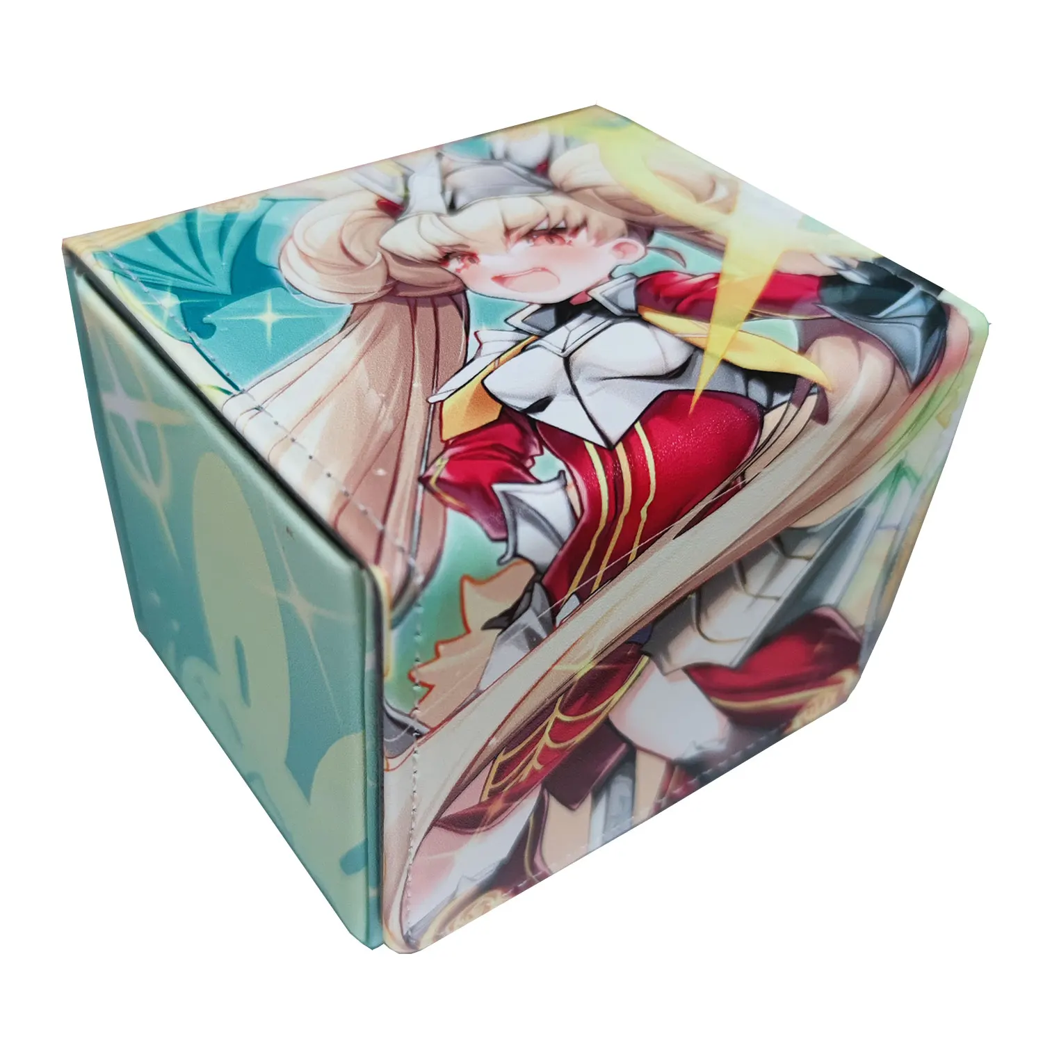 

100+ Anime Deck Box Board Game Storage Box TCG Cards Box PU Material Case for Magicalal The Cards MGT/Pkm/YGO/Gathering Games