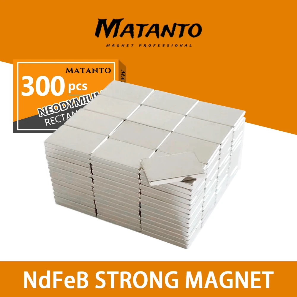 

5-300PCS 15X10X1mm Powerful Block Magnets N35 Strong Magnetic Sheet Permanent Neodymium Magnets 15x10x1 15*10*1