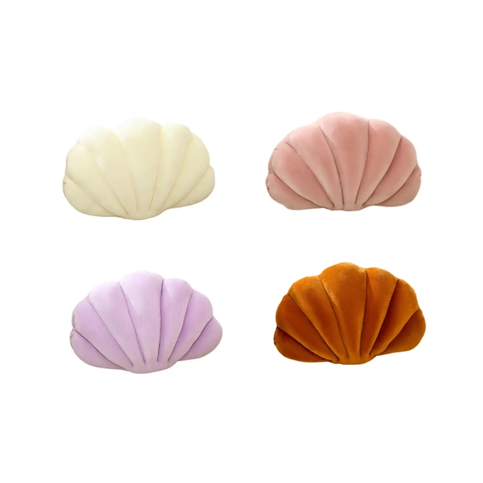 Decorative Pillow Seashell Pillow Floor Cushion Desk Chair Cushion Handmade for Stuffed Pillow Car Dorm Reading Sleeping