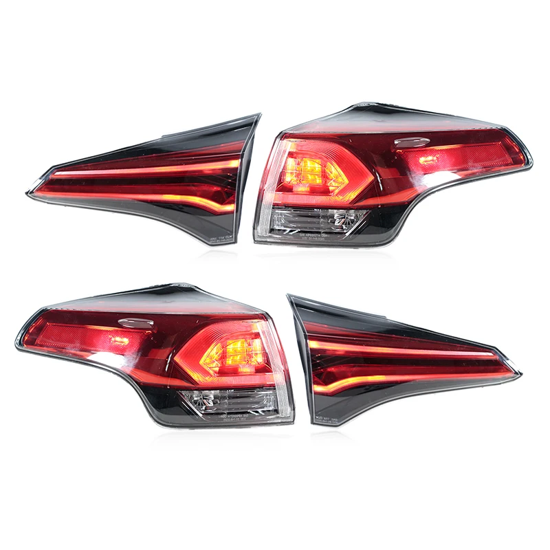 Voor TOYOTA RAV4 2016 2017 2018 LED Achterlicht Lamp Achterlicht Remlicht Richtingaanwijzer Achteruitrijlamp Met Lamp US Versie