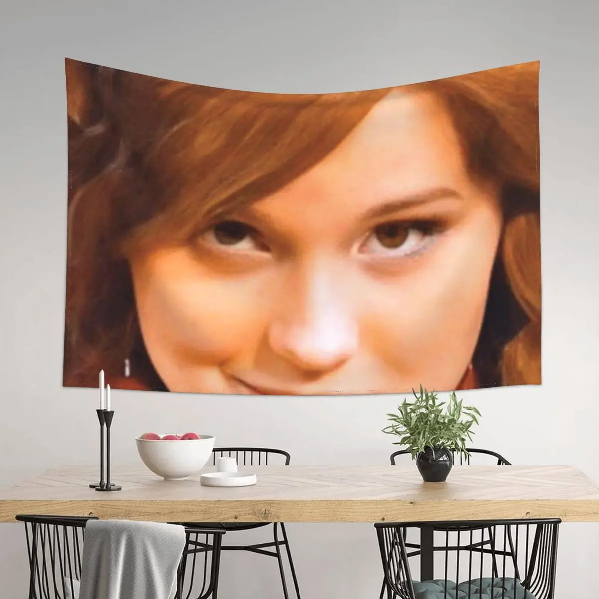 

Debby Ryan Meme Smile Tapestry House Decor Bedroom Decorations Wall Decor Tapestry