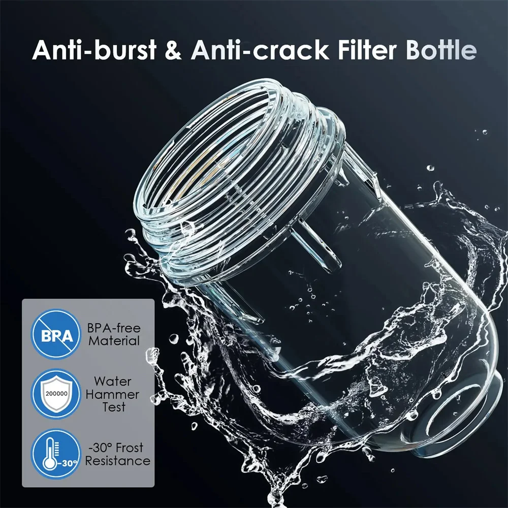 Pre Filter Purifier Whole House Spin Down Sediment Water Filter Central Prefilter System Backwash Stainless Steel Mesh