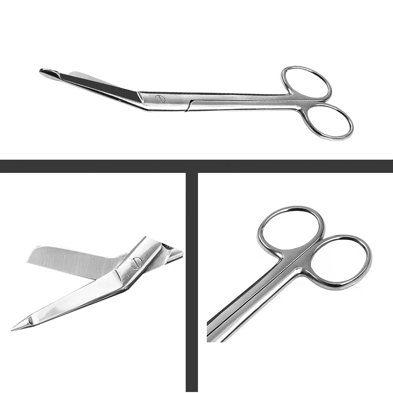مقص ضمادة من الفولاذ المقاوم للصدأ 11/14 سم - مقص الجص الجراحي للاستخدام الطبي/المنزلي #1