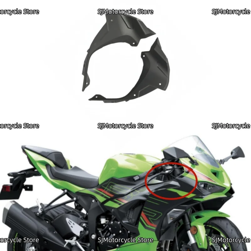 

Air Front Dash Intake Ram Air Cover Fairing Fit For Kawasaki ZX-6R Ninja 636 ZX6R 2023-2024 Motorcycle Accessories