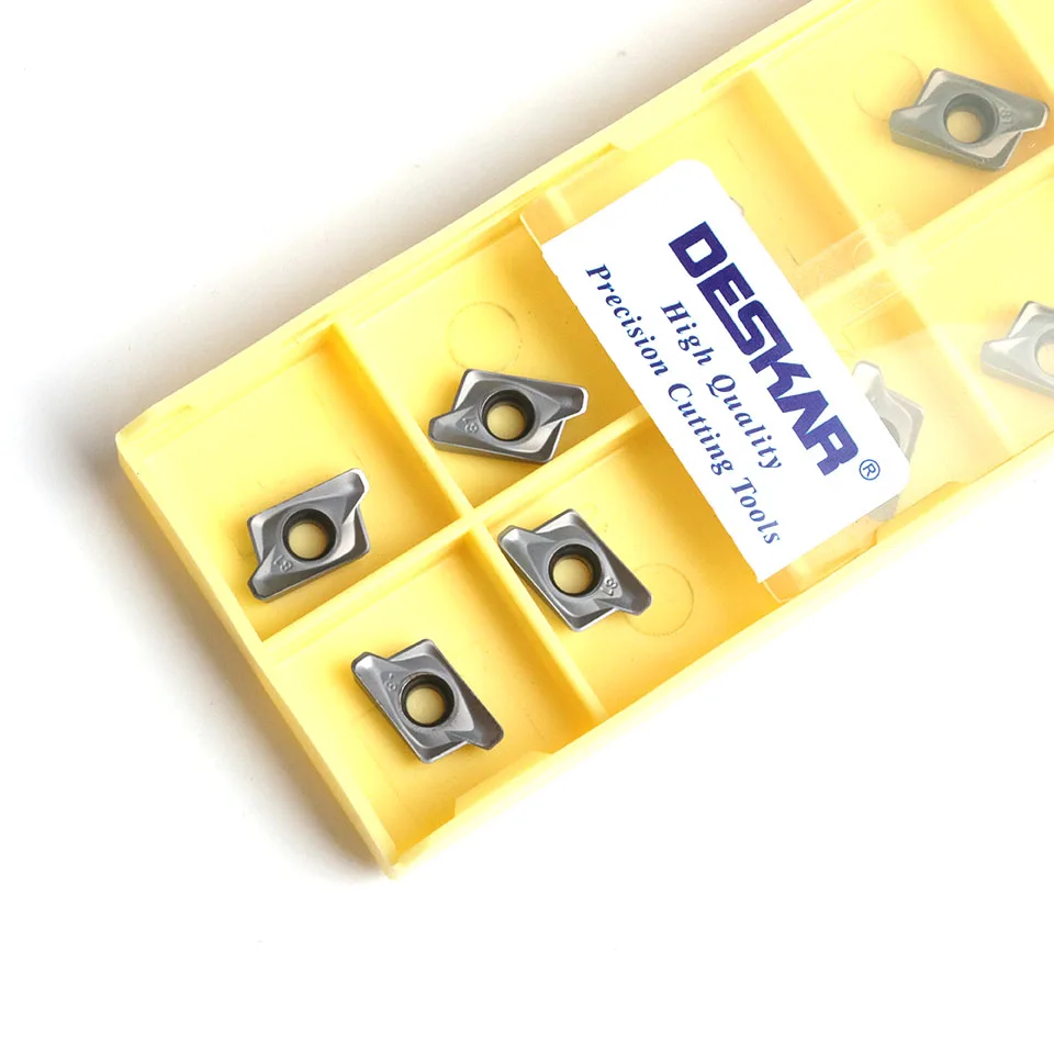 DESKAR RT070204R-81 RT100308R-81 LF6018 Original CNC เครื่องกัดคาร์ไบด์แทรกเครื่องกลึงเครื่องกลึงแทรกสแตนเลสเครื่องกัดเคร...