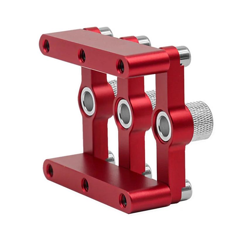 2025+Self Centering Dowelling Jig Woodworking Hole Drill Guide,Dowel Hole Positioner Locator with 3-10Mm Drill Sleeves