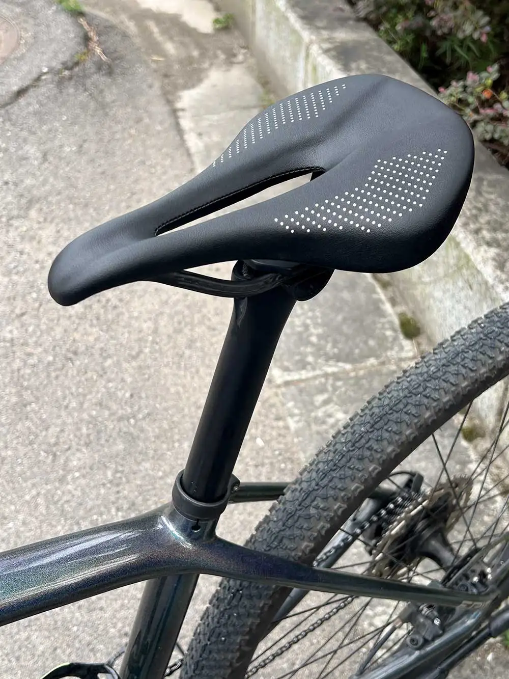 ELITA ONE Carbon-Sattel Superleicht 90g 240*143mm MTB/Rennrad-Sattel Carbon-Schienen 7x9mm Fahrradsitz – Detail 11