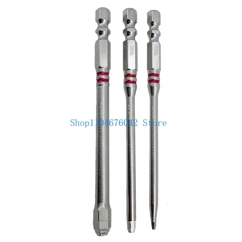 652F Screwdriver Bit Accessory with Sandblasted Metal Body Electric Driver