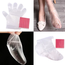 Disposable PE Transparent Empty Hand Gloves Foot Covers Paraffin Bath Exfoliating Mask Treatment Bag