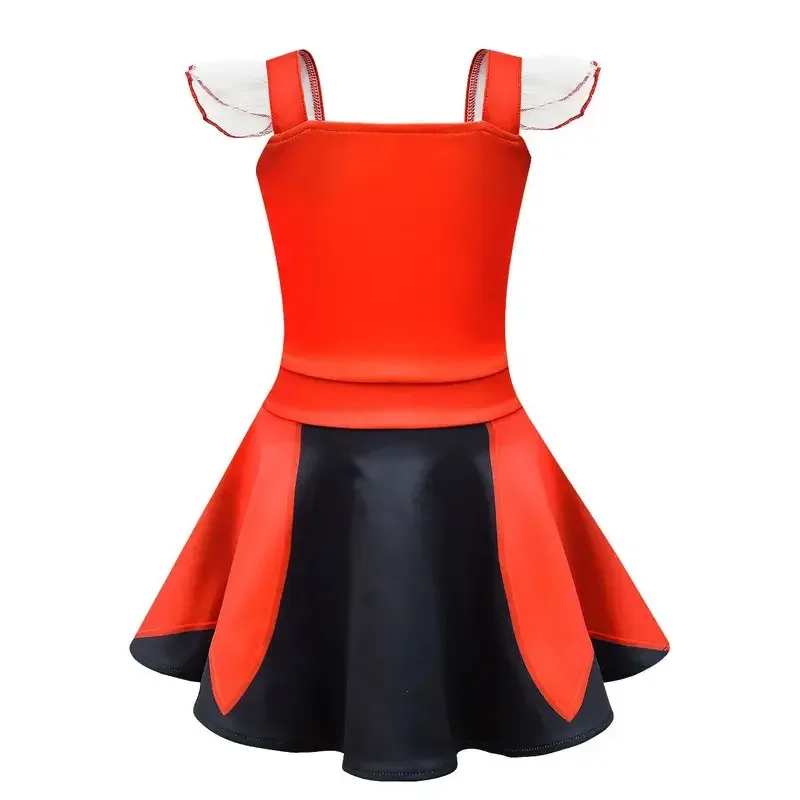 Nuovo AKids Ragazze Sonic Eggman Anime Cartoon Maglia Ruffle Dress Bag Set Outfit Natale Halloween Costume Cosplay 2025 AA