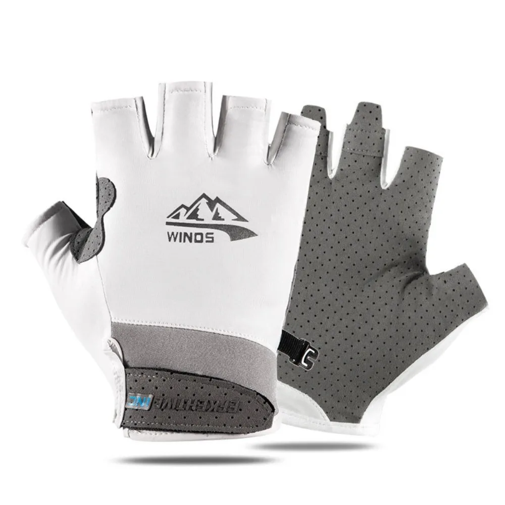 Hot Sale Touch Screen Ice Silk Gloves Highly Elastic Breathable Armguard Anti-uv Riding Driving Gloves Outdoor Sports