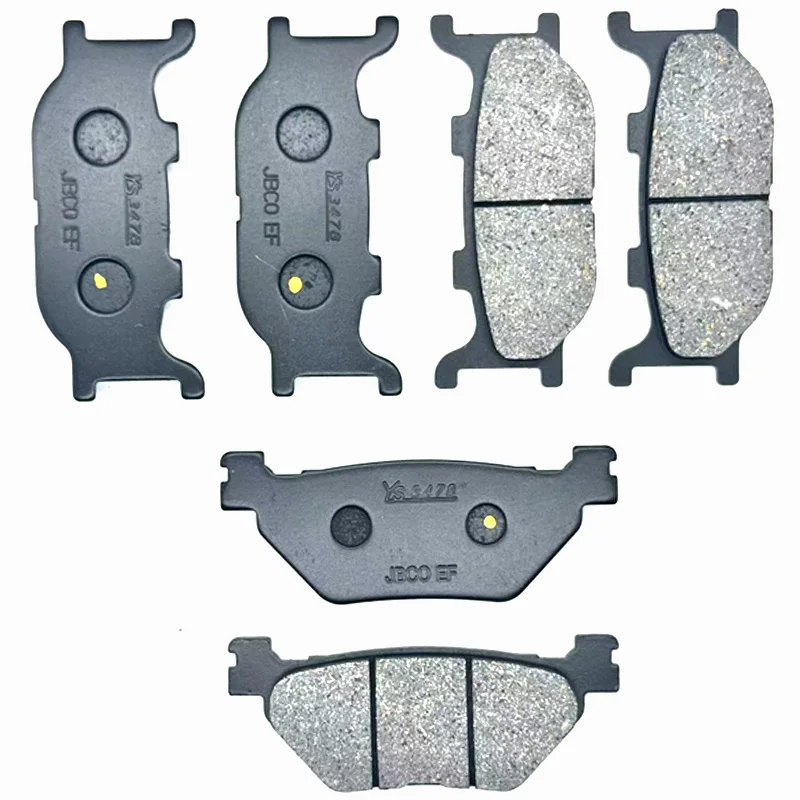 Motorcycle Front & Rear Brake Pads For YAMAHA XVS1300A Midnight Star V Star 1300 07-11 XVS1300CT Tourer 11-19 XVS1300CU 14-19
