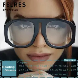 Fashion Designer Oval Anti Blue Light Women Reading Glasses Prescription Glasses Optical Eyewear Single Focus Presbyopic