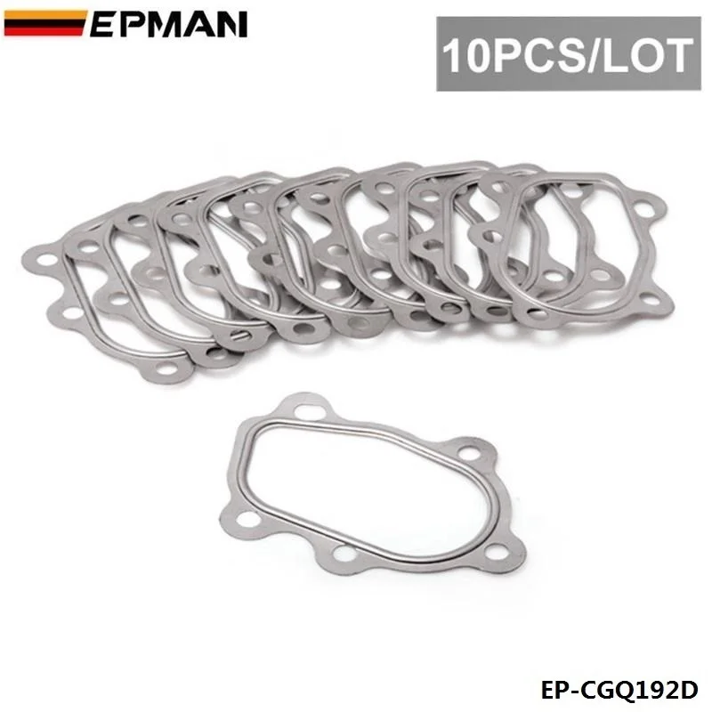 EPMAN 10PCS/LOT for T25 T28 Turbocharger Gasket Fitting for Turbo GT25 5 Bolt EP-CGQ192D