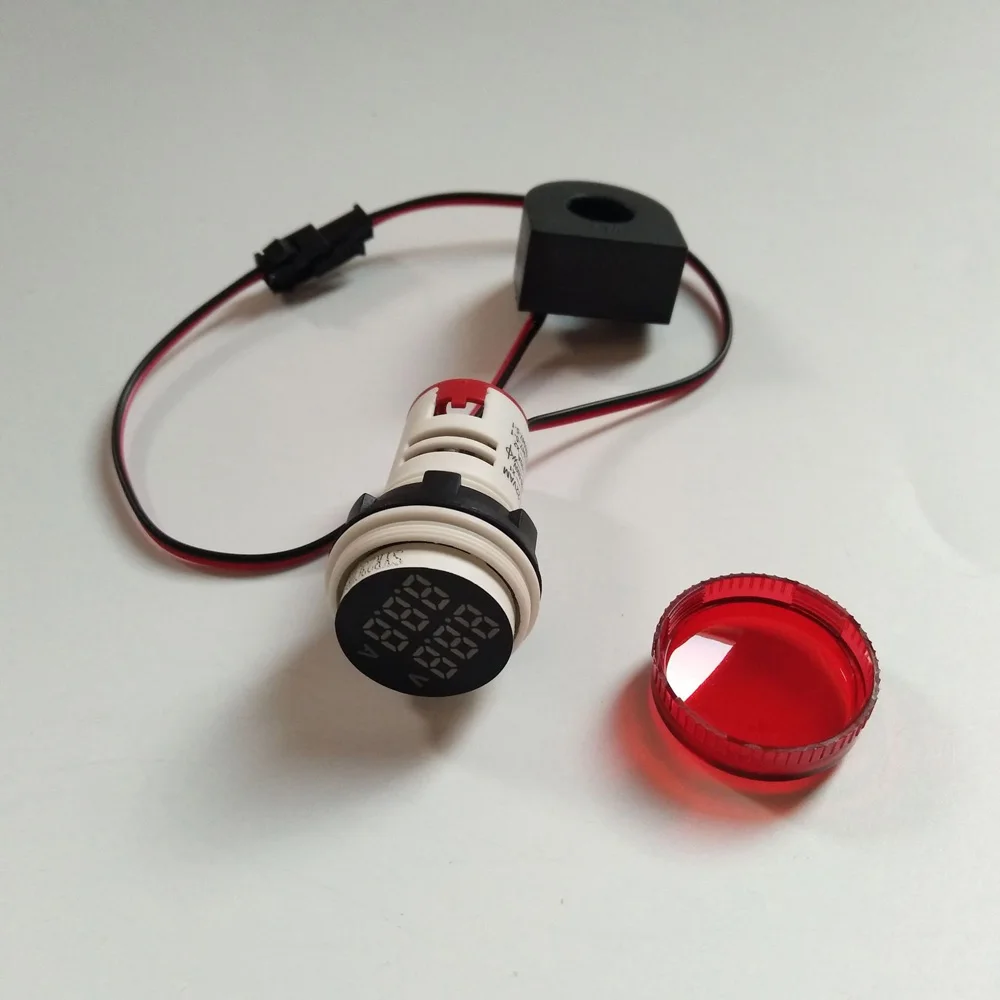Practical Voltage Current Indicator, LED Display, 50 500V AC 0 100A, Suitable for Textiles and Other Industries