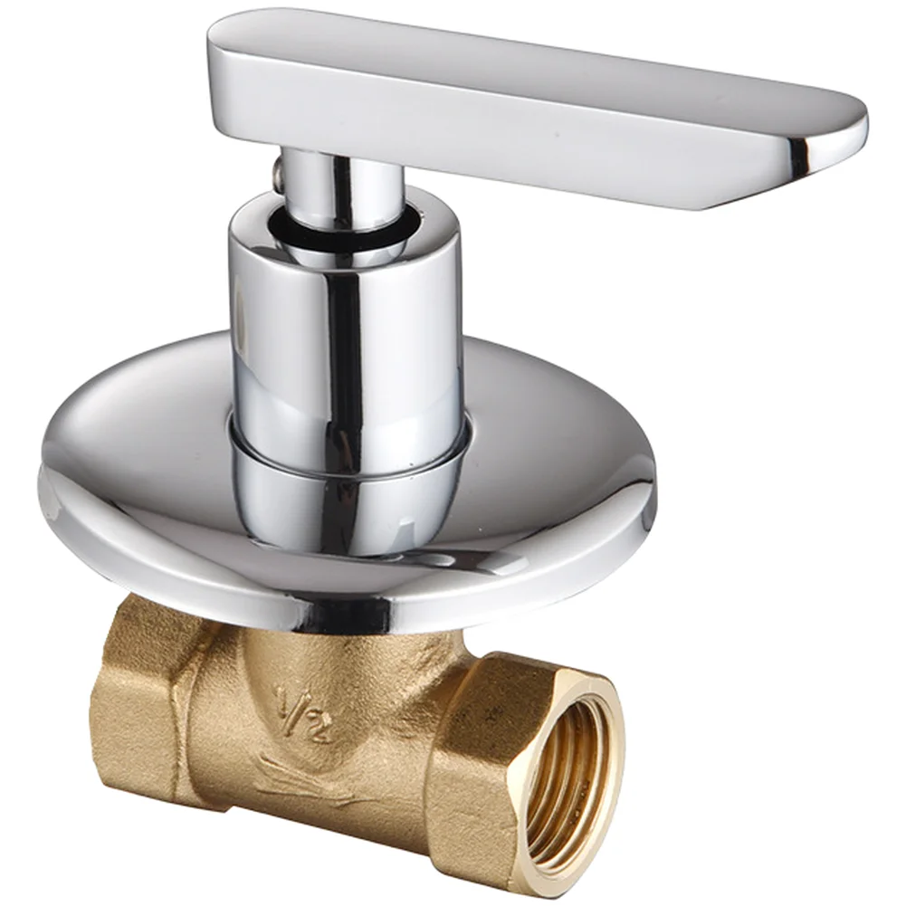 4 Point Copper Concealed Valve Wall Mounted Quick Open For Solar Shower System Bathroom Hot Water Control Plumbing Parts