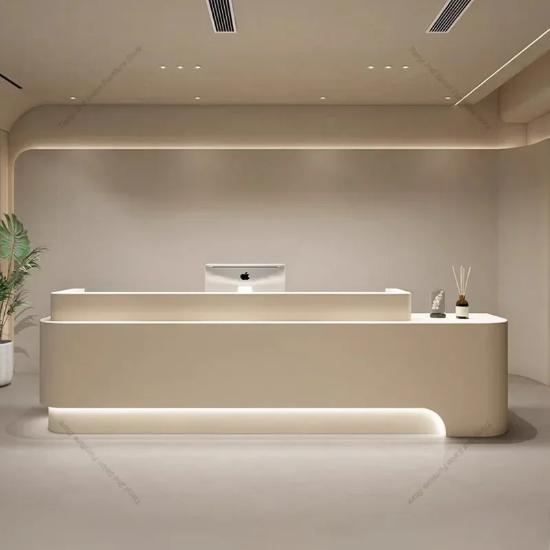

Nordic Clothing Store Reception Desks Beauty Salon Designer Simplicity Reception Desks Luxury Office Furniture Receptionen HBRD