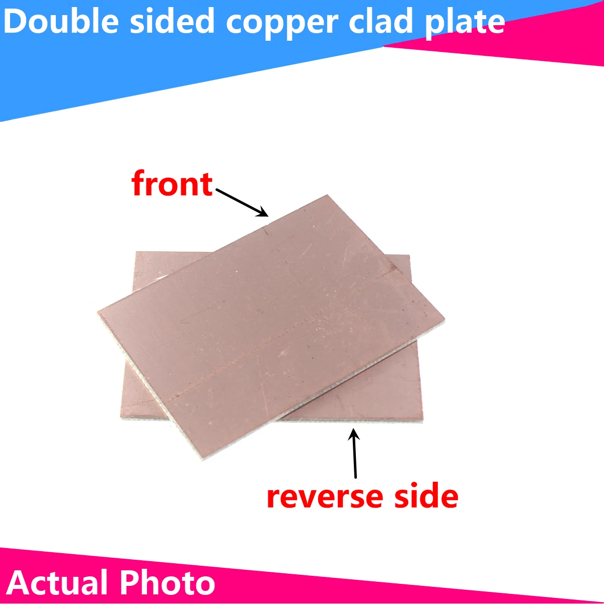 5PCS 5x7 7x10 10x15 12x18 15x20 cm FR4 Copper Clad Laminate Sheet Circuit Double Sided PCB