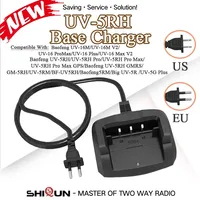 Baofeng UV-16M Base Charger US/EU Plug Walkie Talkie Desktop Charging UV-5RH UV-5RM GM-5RH UV-16 Plus Two Way Radios Accessories