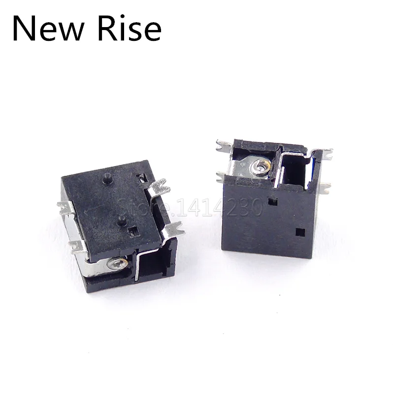 10PCS DC Power Socket DC-033 4.0*1.7mm  3.5*1.35mm DC Socket SMD 4-pin power socket dc033 4.0x1.7mm 3.5x1.35mm