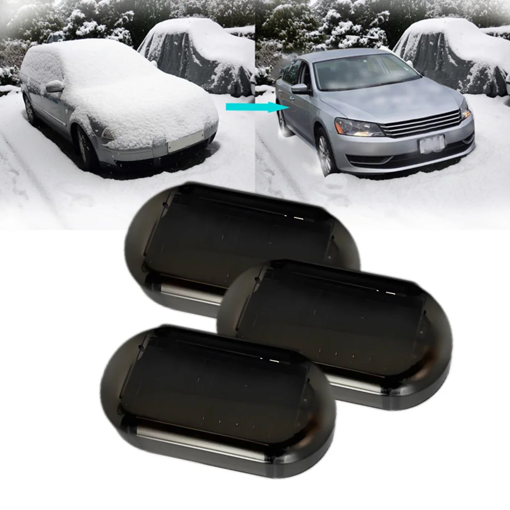 

1/2/3 pcs Electromagnetic Car Snow Removal Device Solar powered car windshield antifreeze and snow removal device USB