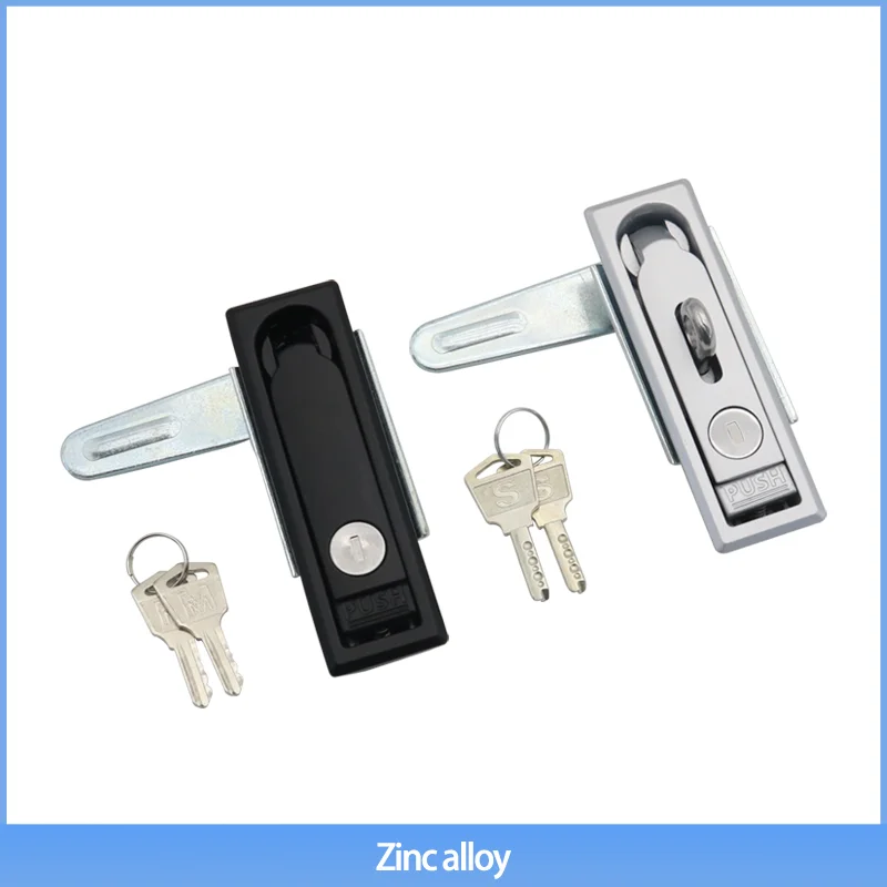 

Outdoor Zinc Alloy Flat Lock for Electric Cabinet Distribution Box for Mask Machine Lock for Charging Pile