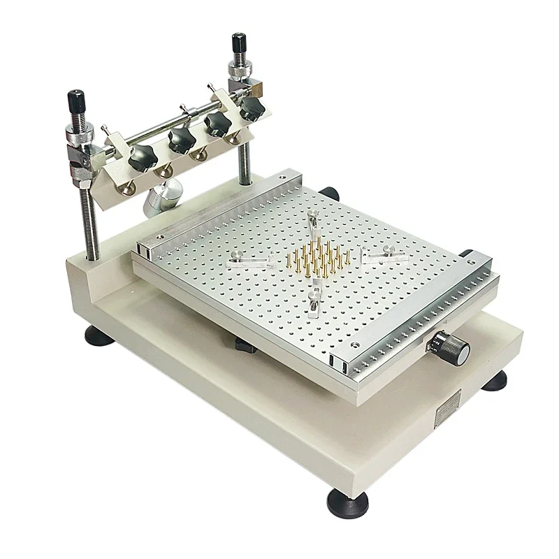 ZB3040H Silkscreen Printing Machine Manual Control Single Double-Sided Circuit Board Chip Repair Solder Paste Printer  250x400mm