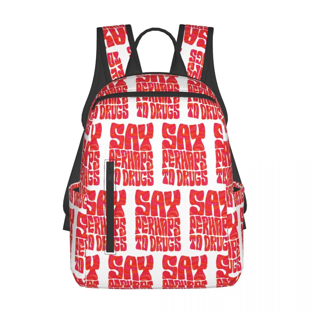 

Say Perhaps To Drugs Backpack Daypack Large Capacity Children BookBag School Bag Shoulder Bags for Men Women