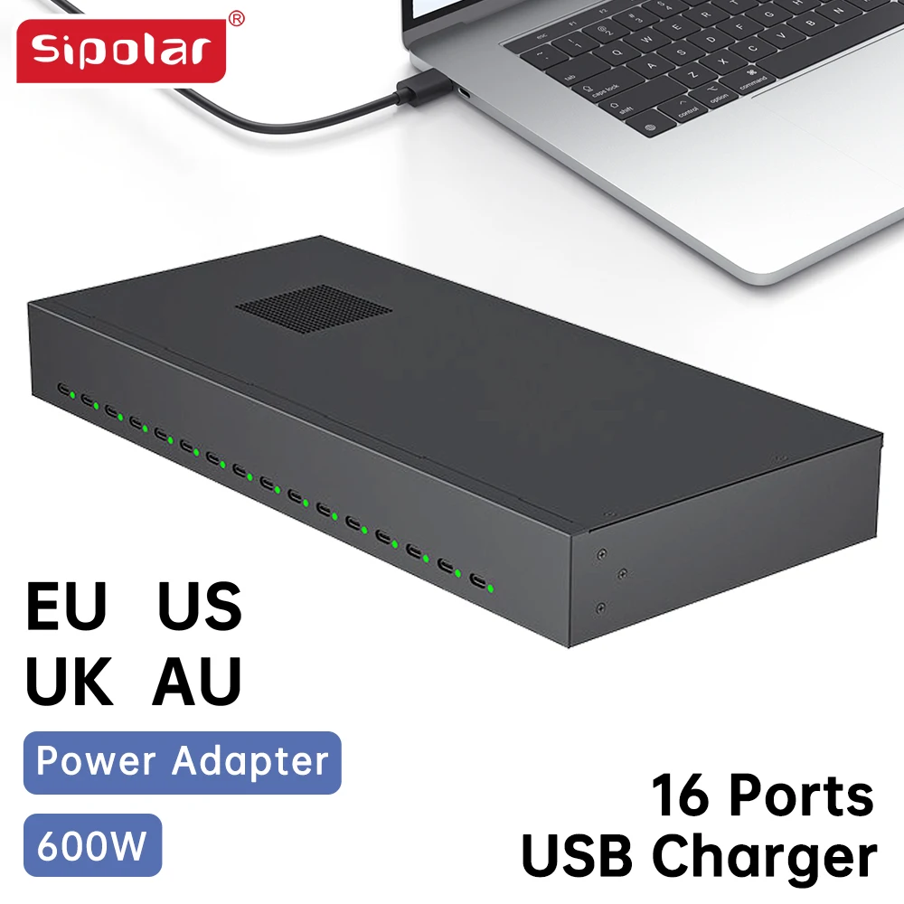 

Sipolar C-165PD Type c Usb Hub Charger Usb c Charging Station For Multiple Devices 30W Quick Charge Station