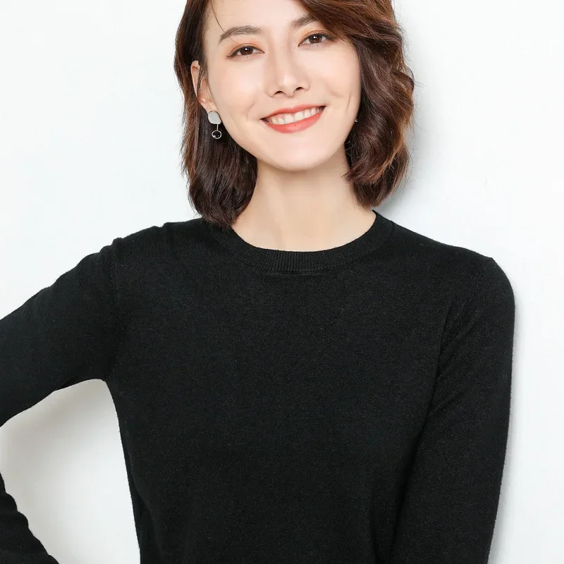 Women Sweater O-neck Autumn Winter Basic Pullover Warm Casual Pulls Jumpers Korean Fashion Spring Knitwear Bottoming Shirt 2026 4 Women Sweater O-neck Autumn Winter Basic Pullover Warm Casual Pulls Jumpers Korean Fashion Spring Knitwear Bottoming Shirt 2026 4