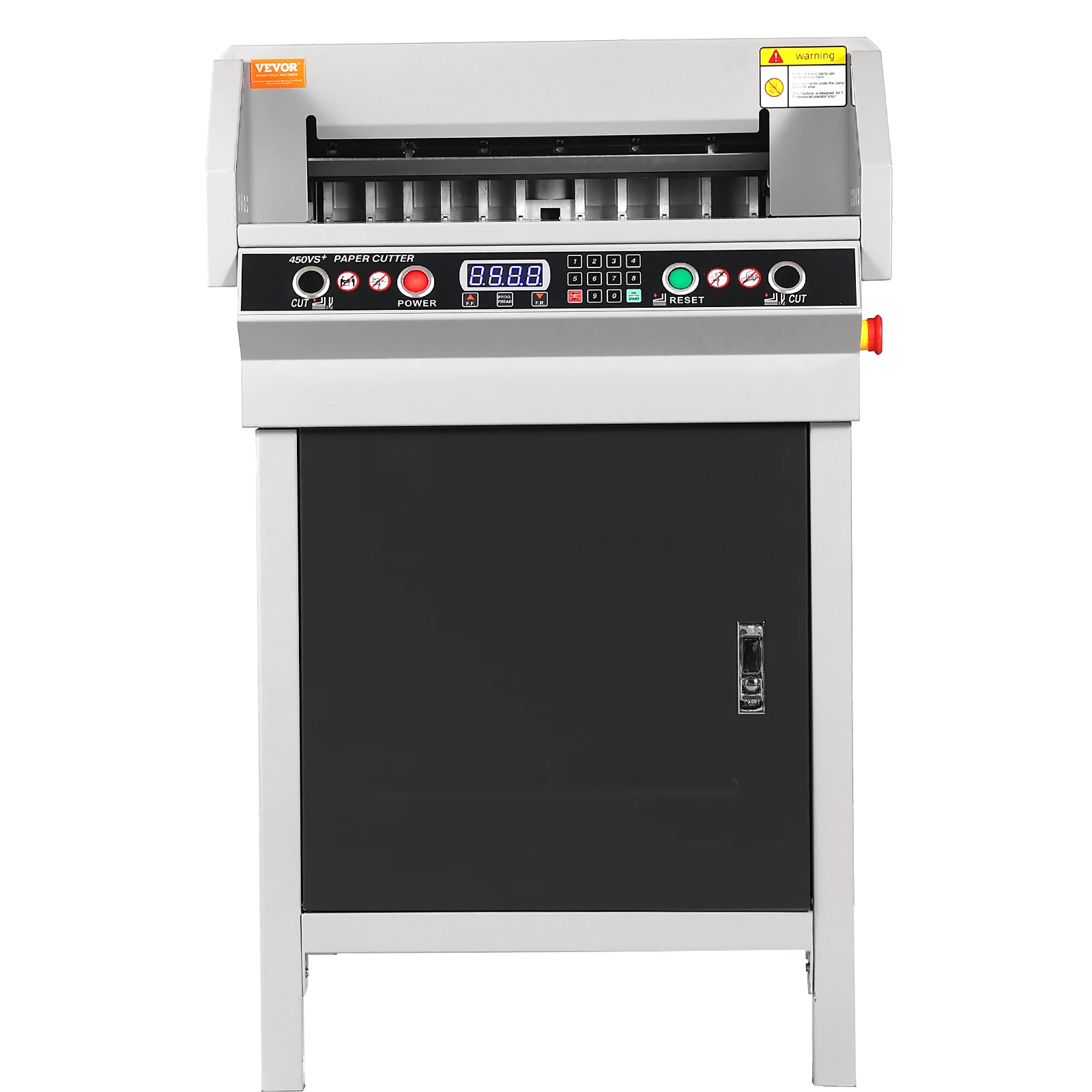 SucceBuy Coupe-papier électrique en métal avec écran LCD intelligent et positionnement par infrarouge, idéal pour la découpe d'étiquettes, bureau, laboratoire