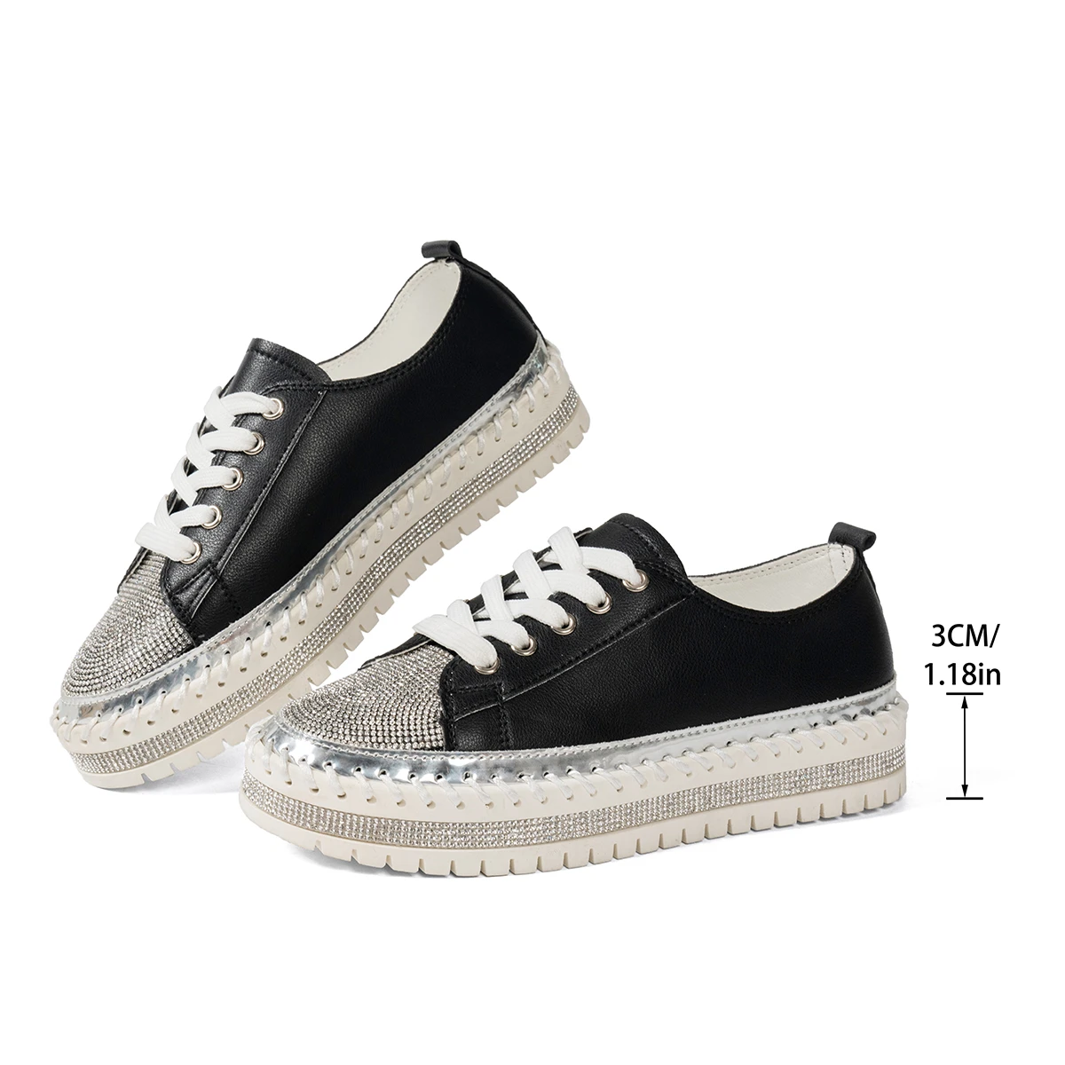 New High Top Canvas Shoes Women's Breathable Platform Casual Versatile Comfortable Single Shoes